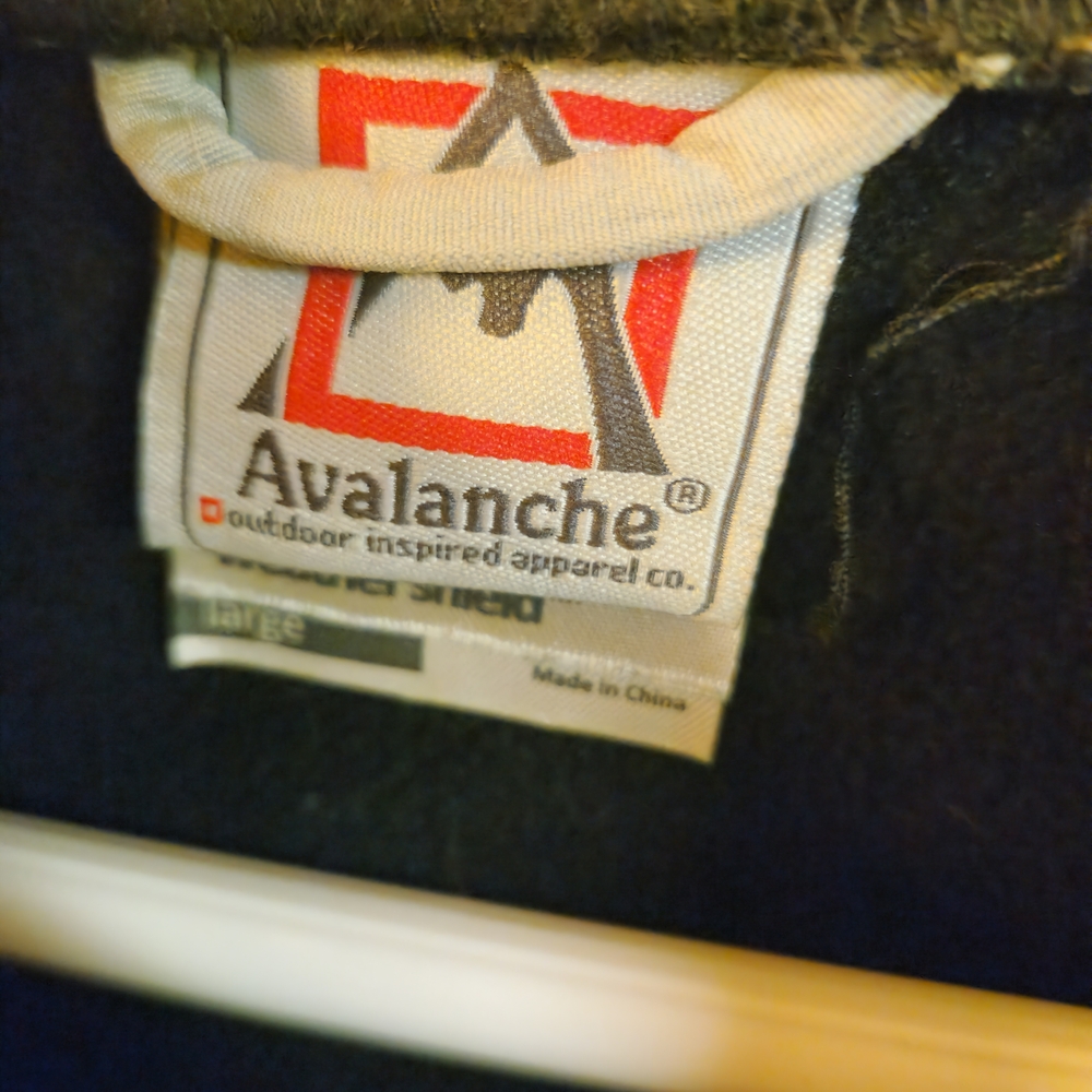 Avalanche Black And Gray Performance "Weather Shi… - image 4